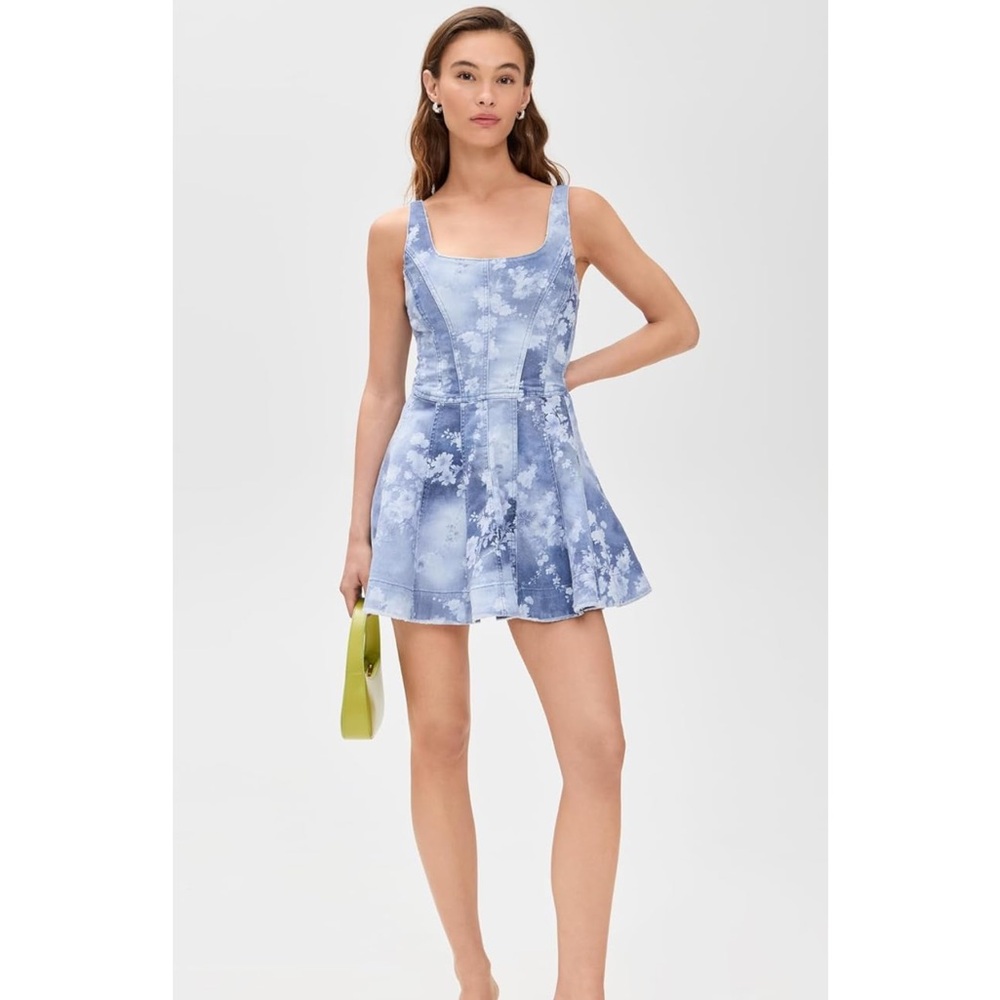 LoveShackFancy Piero Denim Dress size 4